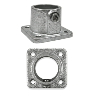 Square Base Wall Plate with Passthrough Hole (48.3mm)