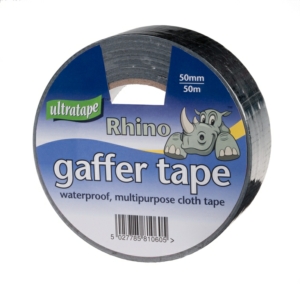 Heavy Duty Gaffa Duct Tape, Black, 48mm x 50m