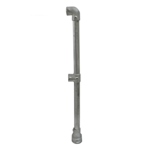 1.1m Handrail Standard End Post - 42.4mm O/D Tube
