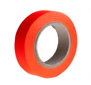 Orange Hi Vis Tape 21mm x 225m for Fencing Panels