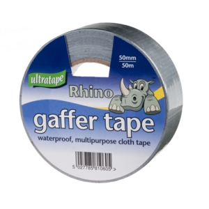 Heavy Duty Gaffa Duct Tape, Silver, 48mm x 50m