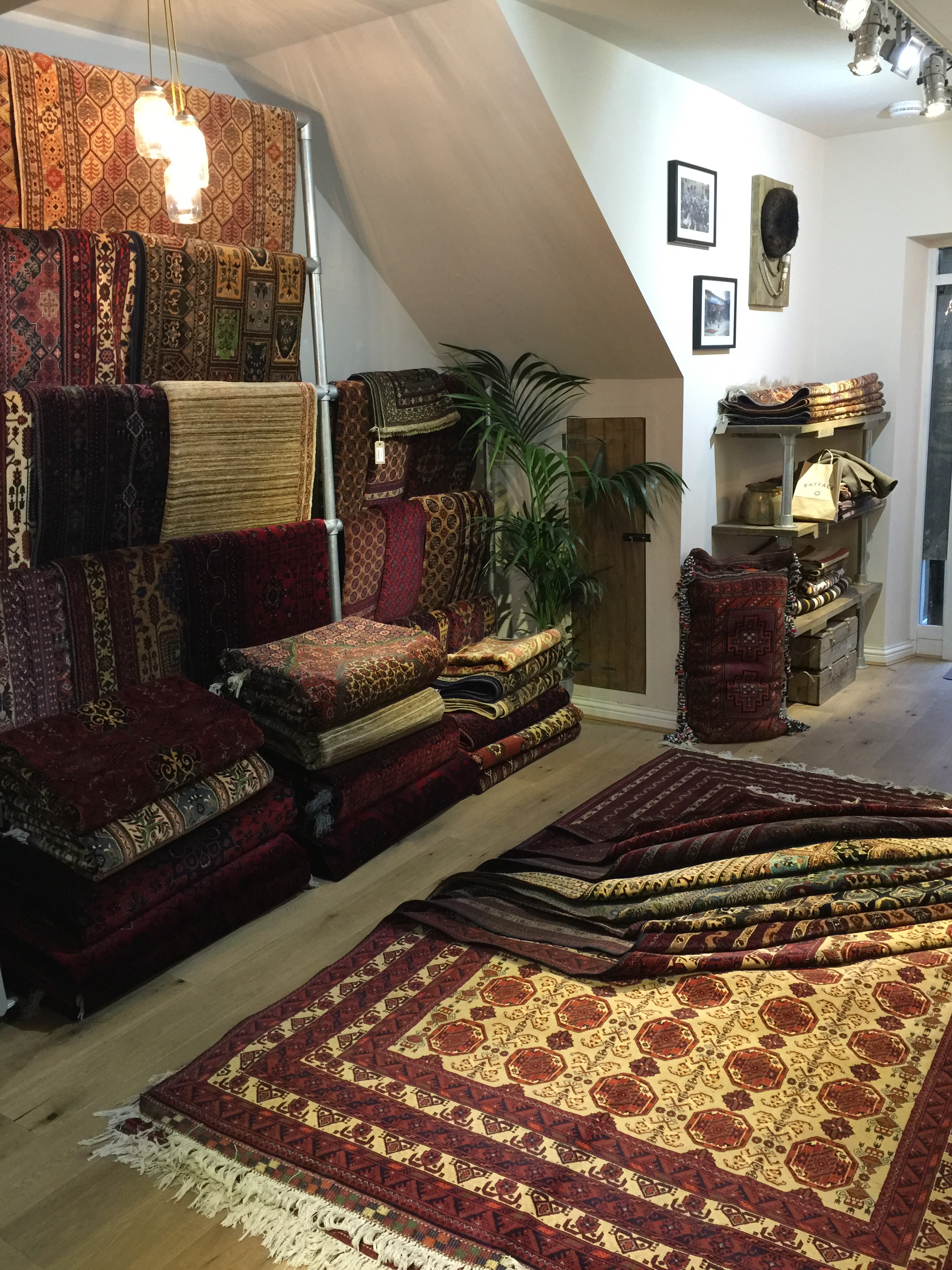 Afghan rug shop 2- interior